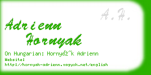 adrienn hornyak business card